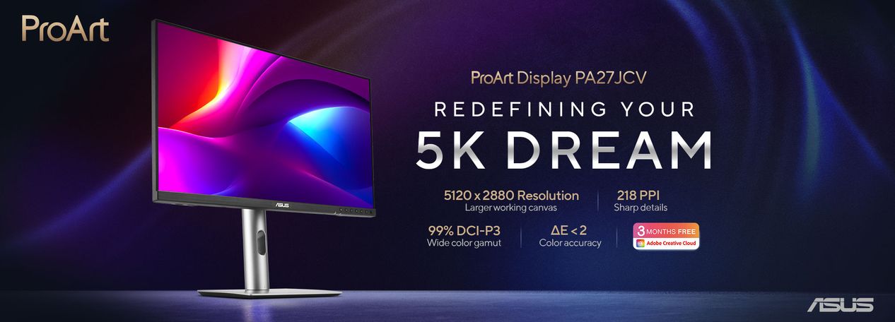 ProArt Display 5K PA27JCV_Redefining your 5K dream